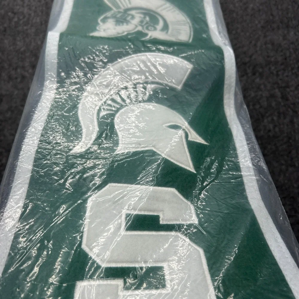 Michigan State Spartans Heritage Banners Wool Sign Decor